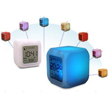 七彩四方钟 点亮生活，创新促销——电子产品销售的得力助手